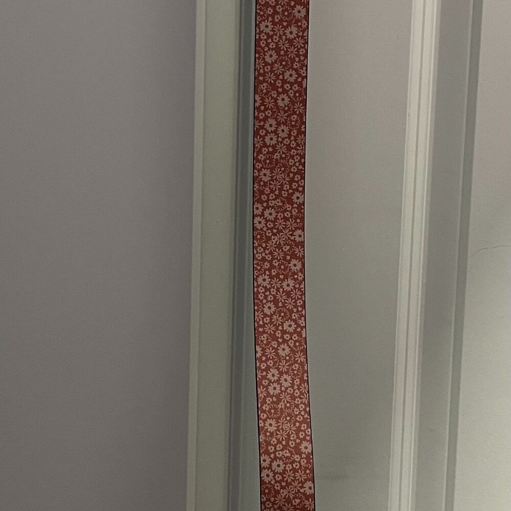 Pink floral Levi's belt (never worn before)